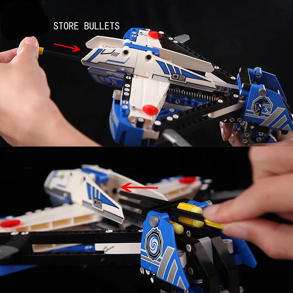 

NEW Crossbow Pistol Building Blocks Compatible ingly Technic Weapon Gun Bricks Educational Shooting Toys for children boys