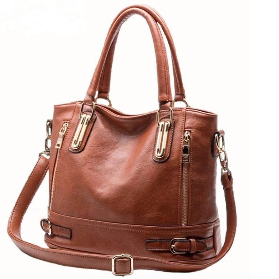 

Alandtus Genuine Leather Handbags Luxury Big Women Bag Bolsa Feminina Brand Casual Ladies Large Capacity Shoulder Bags
