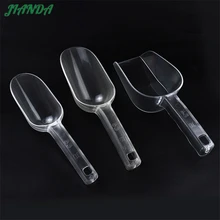 JIANDA 3 шт./компл. новейшая прозрачная пластиковая Лопата совки для льда, бара, кухни, льда, сахара, буфета, чая, продуктов питания, совок, инструменты для свадебной вечеринки