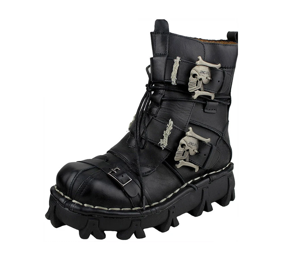 casual biker boots