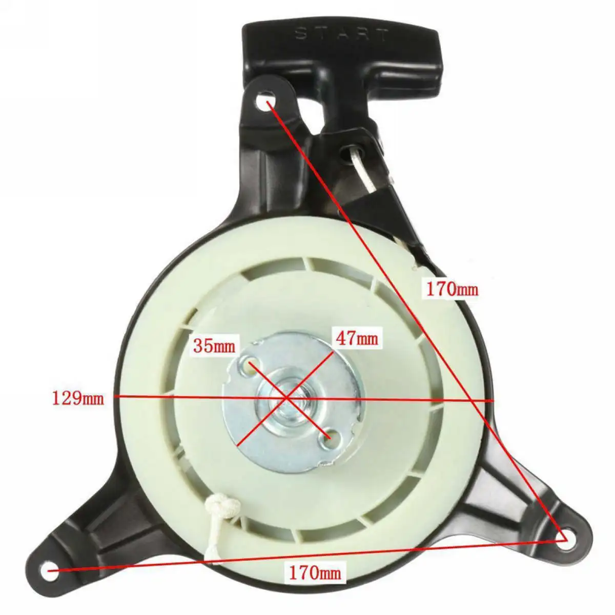 DWZ  New Recoil Start Starter Assembly For MTD Engine Push Mower 751-10299 951-10299A