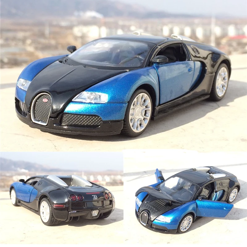 1:32 Масштаб Bugatti Veyron литая под давлением модель автомобиля с оттягивающимся назад игрушечным автомобилем электронная машина с мигающими детские игрушки подарок