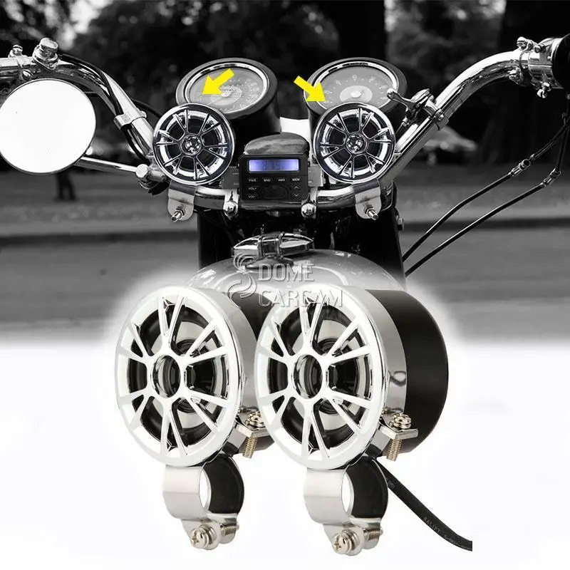 Gzriver Run мини усилитель радио MP3 Руль крепление мотоцикла колонки для Harley Honda Yamaha