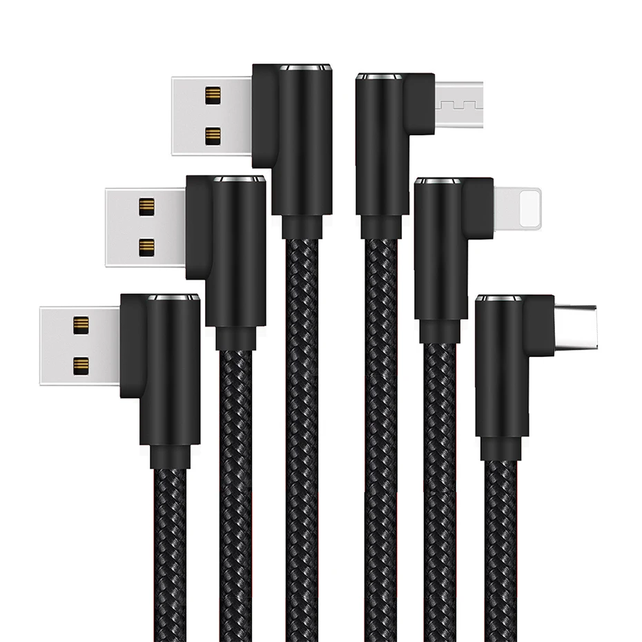 

TOTU 90 Degree Micro USB Cable 2A Fast Charger For Samsung Xiaomi Huawei Android Cable Mobile Phone Cable For Android Device