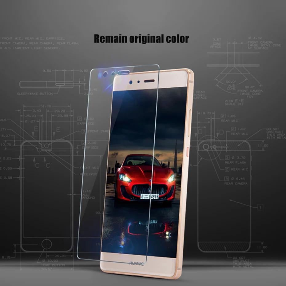 MOUSEMI For Huawei P10 Lite Glass Screen Protector Tempered 9H Protective Glass For Huawei Honor 8 9 P20 Pro Plus P10 Lite Glass (2)