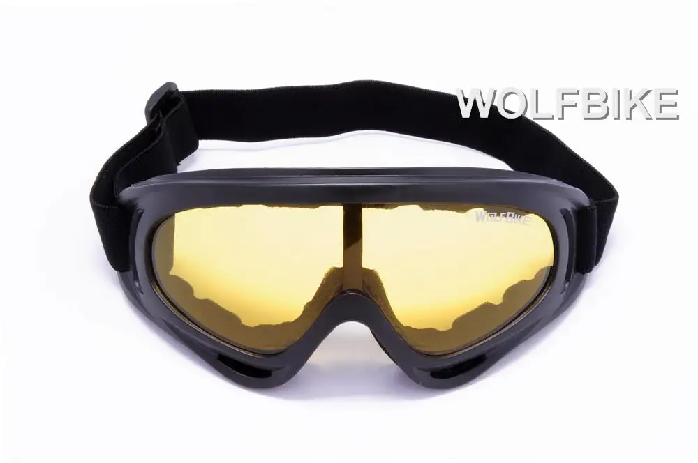 WOLFBIKE Oculos Ciclismo Велоспорт Снегоход Лыжные очки защитные очки Открытый Мотоцикл Солнцезащитные очки прозрачные