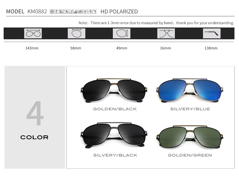 Новые поляризованные солнцезащитные очки для мужчин, Модные мужские очки, оптические брендовые солнцезащитные очки для путешествий Oculos Gafas De Sol 882