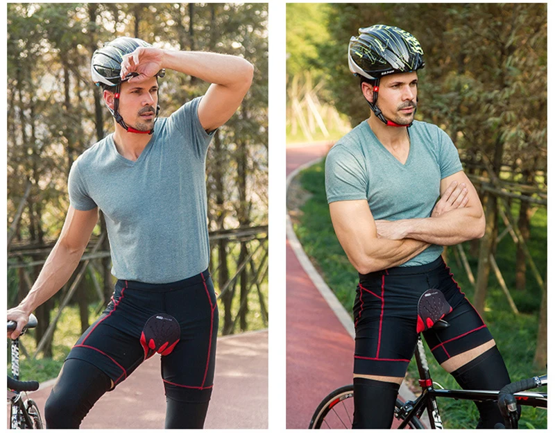 Мужское нижнее белье для велоспорта горный MTB шорты для езды на велосипеде Спортивное нижнее белье компрессионные колготки 3D велосипедные шорты с подкладкой