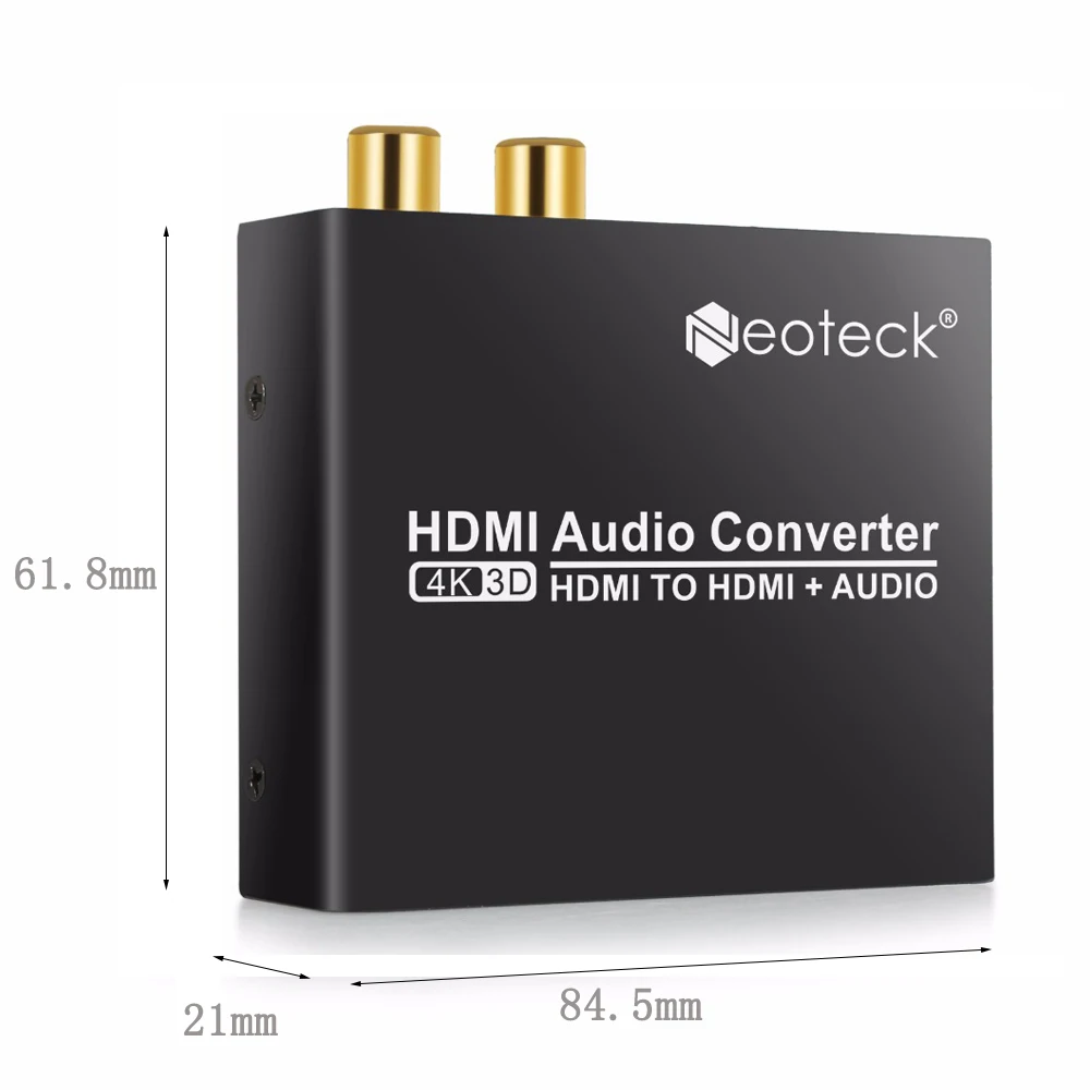 ESYNiC 1.4b HDMI к HDMI + аудио конвертер 4 K x 2 K 3D Видео Стерео SPDFI + L/R видео конвертер адаптер для ТВ PS3 DVD проигрыватель HD HDCP1.4 конвертер