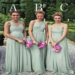 green bridesmaid dresses sage