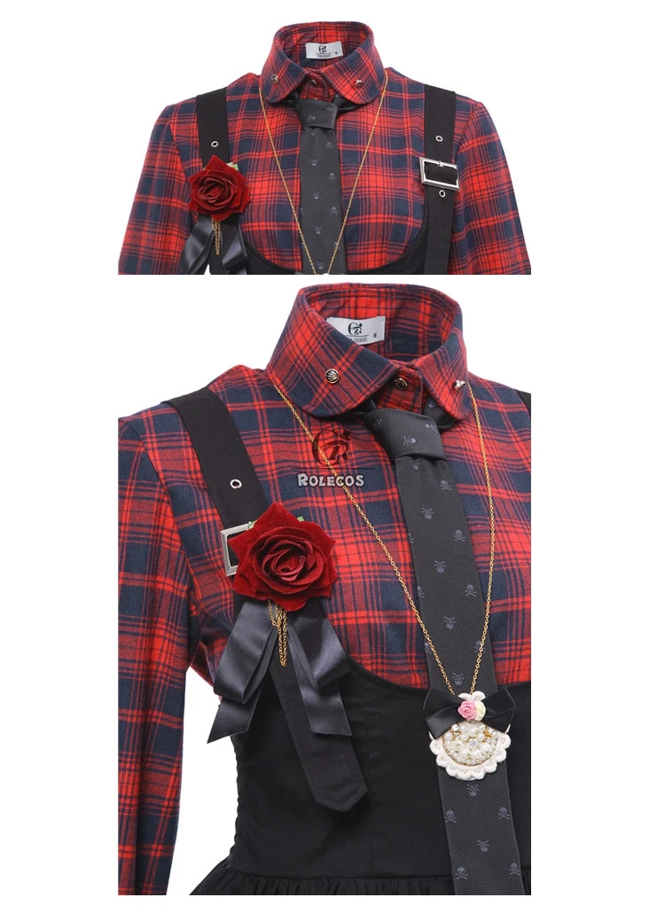 Girly Rose Suspender Dress