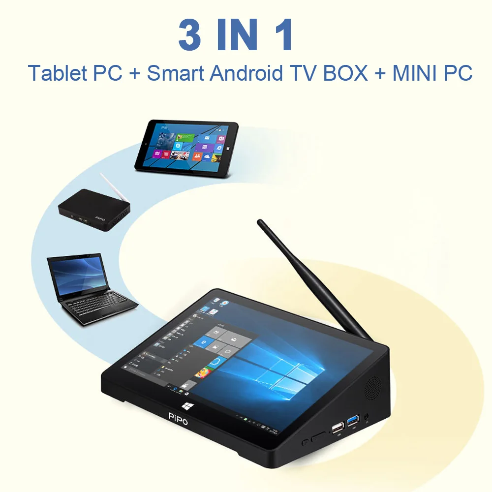 PiPO X8PRO Mini PC Dual OS Smart TV Box 64 Bits 2GB/32GB Bluetooth 4.0 WiFi 100M LAN 1080P HD Media Player IPS Touch Screen PC PiPO X8PRO Mini PC Dual OS Smart TV Box 64 Bits 2GB/32GB Bluetooth 4.0 WiFi 100M LAN 1080P HD Media Player IPS Touch Screen PC