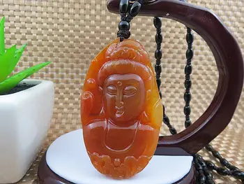 

characteristics Huanglong jade Guanyin pendants free beads free shipping