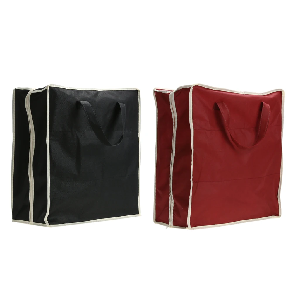 الأحذية منظم رف التخزين حقيبة غير المنسوجة النسيج 6 شبكات الحذاء حذاء تخزين حالة السفر مكافحة الغبار أكياس أحمر أسود E5M1