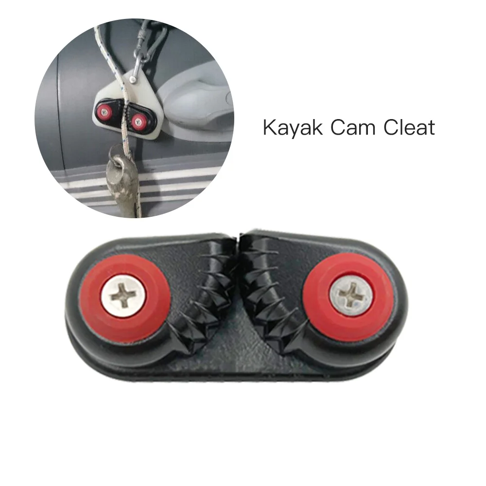 1/2 Шт Каяк Cam Cleat лодка каноэ парусная Dinghy алюминиевая камера скобы Быстрый вход