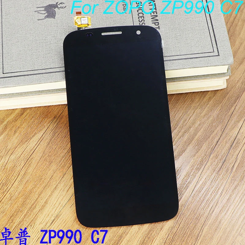 

100% Tested OK Touch Screen LCD Display LCD Screen Assembly For ZOPO C7 ZP990 Replacement Parts