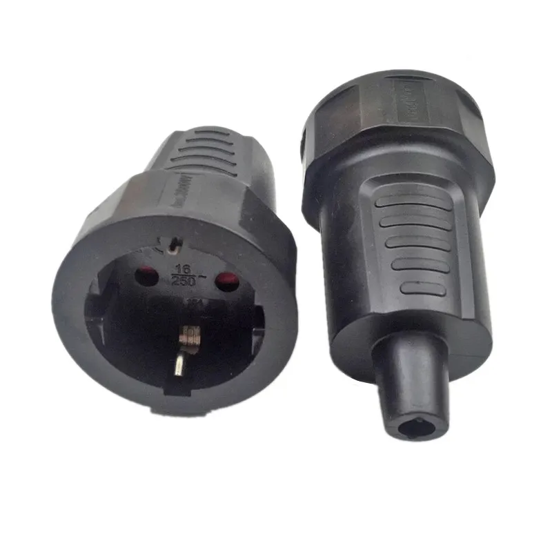 EU Germany Multifunction electrical AC power adaptor socket PVC flame