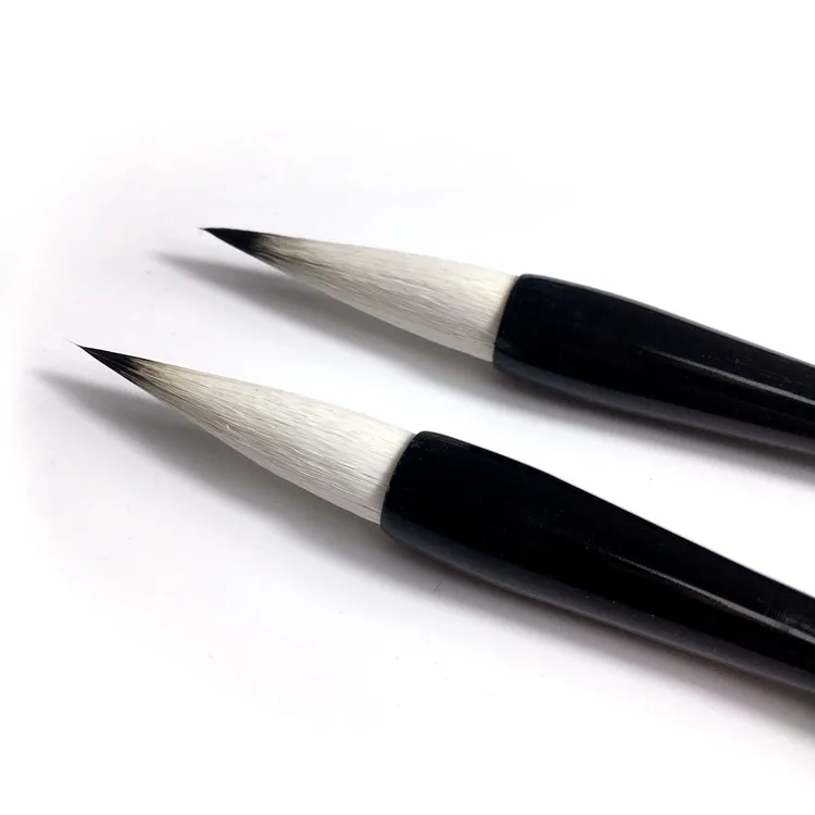 

Chinese Traditional Calligraphy Pen Brush Woolen Purple Rabbit Hair Writing Brush Large Middle Small Regular Script Pen Brushes