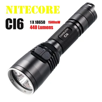

1PC Nitecore CI6 CREE XP-G2 LED 440LM Smart Selector Ring Waterproof Rescue Search Tactical Torch + Free Shipping
