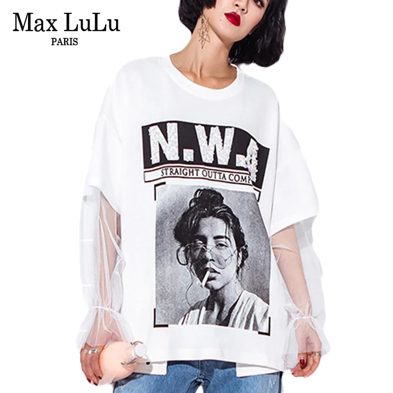 Max LuLu/лето 2018 роскошная Корейская брендовая кофта с блестками для девочек рубашки