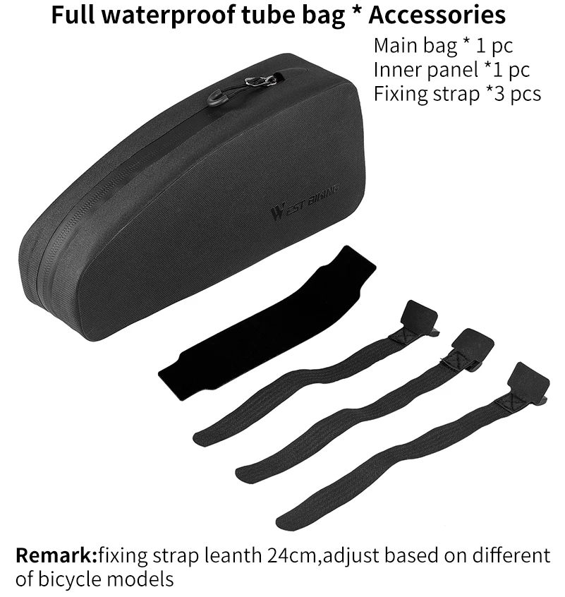 Discount WEST BIKING Bicycle Bag Waterproof MTB Road Bike Panniers Front Frame Basket Cycling Accessories Handlebar Triangle Bike Bags 2