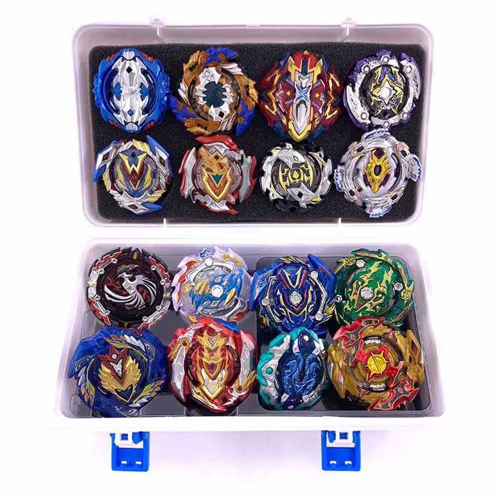 Топ Beyblade Burst Bey Blade игрушка из металла Funsion Bayblade набор коробка для хранения с ручкой пусковая пластиковая коробка игрушки для детей