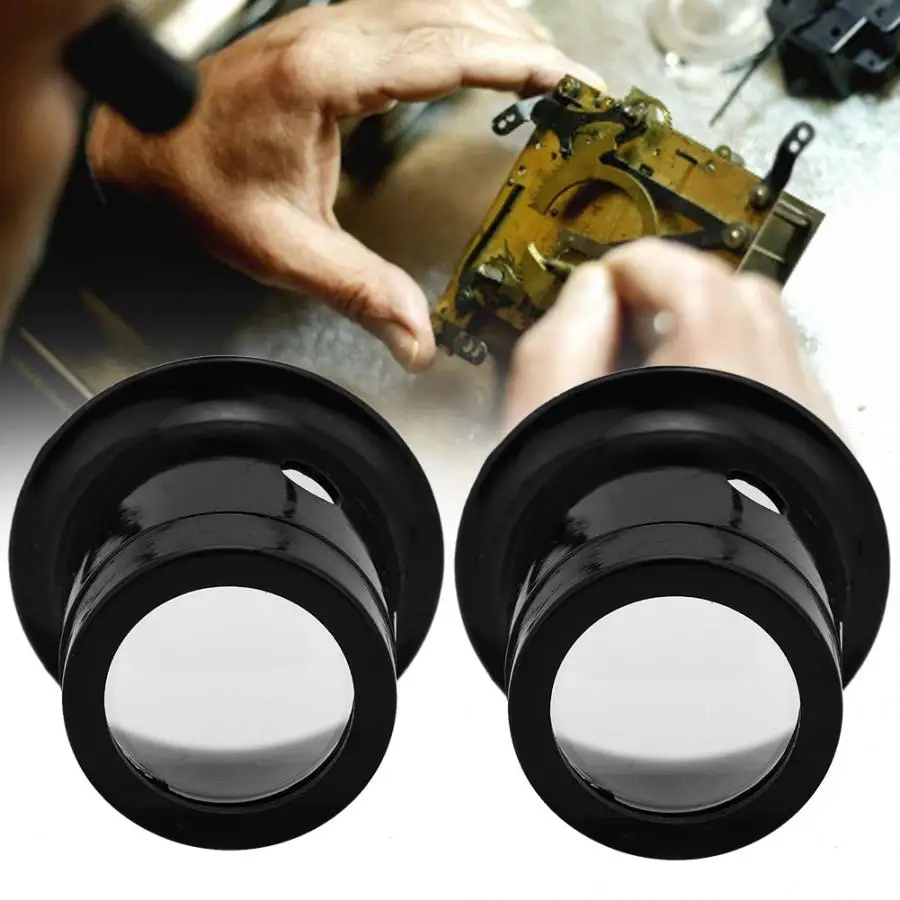 

Professional 5X 10X Eye Magnifier Head-mounted Jewelry Watch Repair Tool Magnifying Glass Loupe Lens Magnifier for Watchmaker b