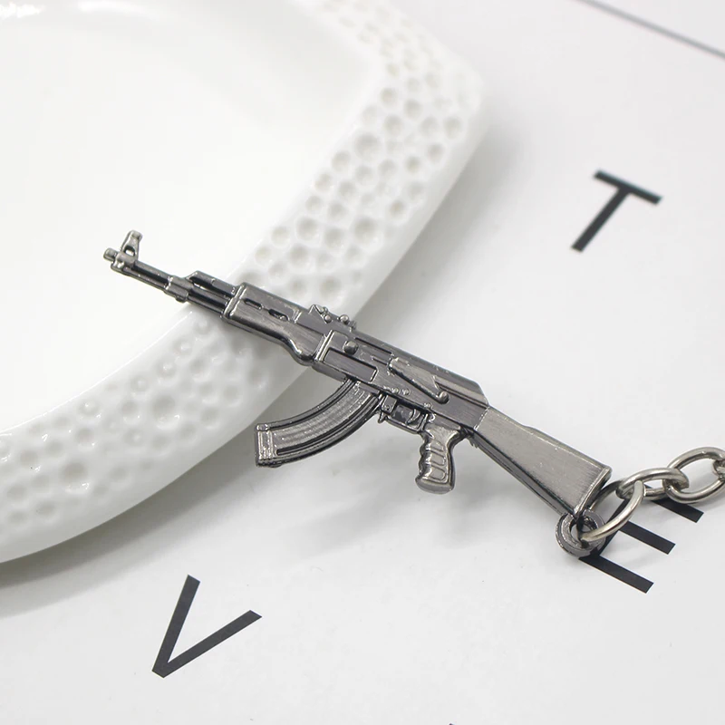 3D Simulation Gun Pendant Keychain Cool Men Metal Weapon Model AK47 M16 M4A1 AWM Revolver Guns Key Ring For Car Holder Chaveiro 3D Simulation Gun Pendant Keychain Cool Men Metal Weapon Model AK47 M16 M4A1 AWM Revolver Guns Key Ring For Car Holder Chaveiro
