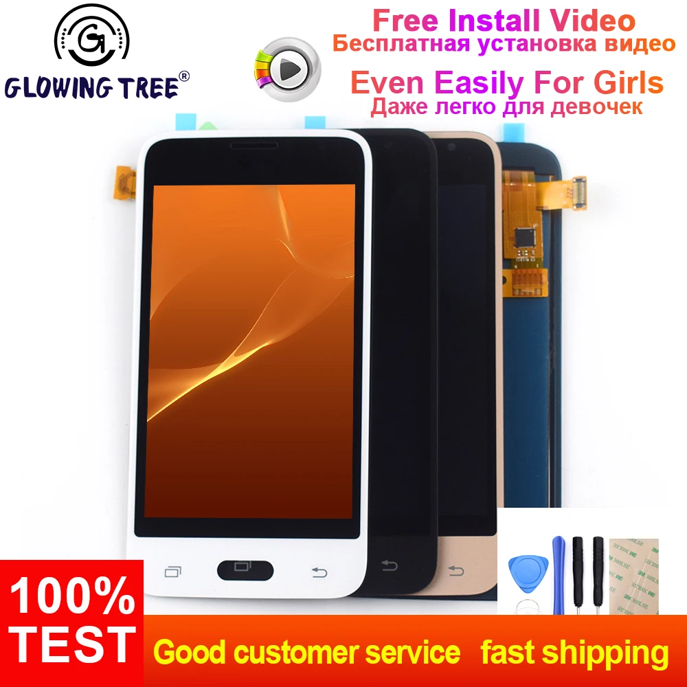 

J120f lcd For Samsung Galaxy J1 2016 J120 lcd J120A J120F J120M J120FN Touch Screen Digitizer+ LCD Display Panel Assembly