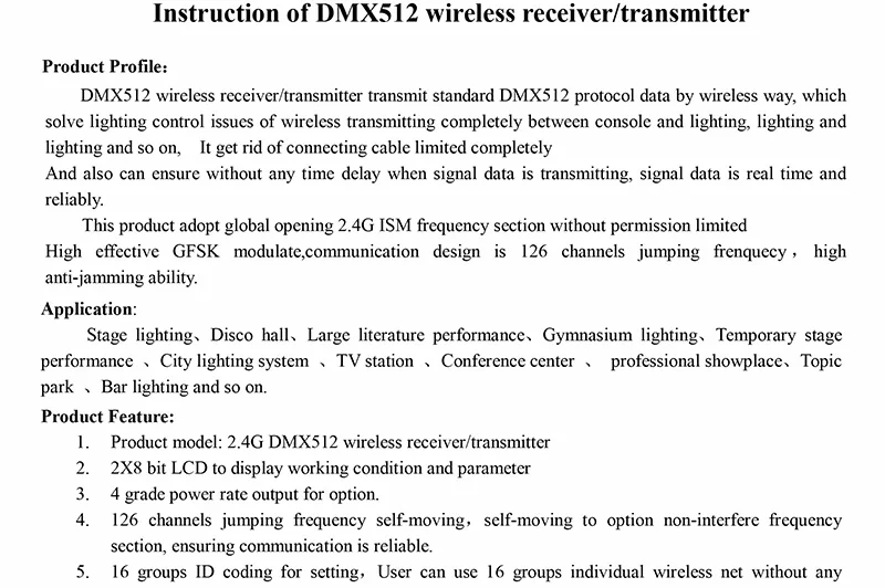 Беспроводной DMX 512 контроллер передатчик приемник 2в1 ЖК-дисплей Dmx контроллер повторитель диско светильник Led Par Светильник контроллер