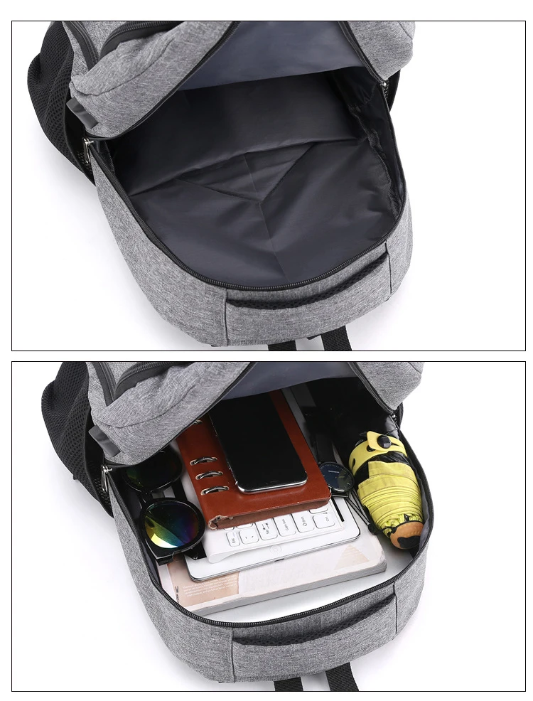 Мужской водонепроницаемый рюкзак с зарядкой через usb, рюкзак для отдыха, рюкзак для путешествий, школьный ранец, Спортивная модная школьная сумка, сумка для книг для мужчин