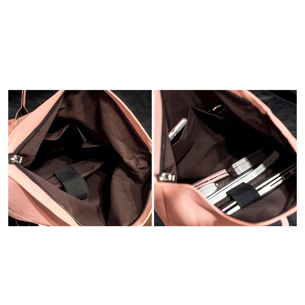 TTOU mujeres externa USB Mochila de lona Mochila Escolar portátil Mochila