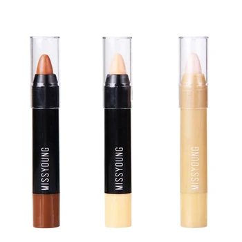 

Missyoung New 3Pcs Cosmetic Concealer Pen 3 Colors Contour Repair Pen Pearl Grooming Pen Shadow Repair Capacity Makeup Conceal