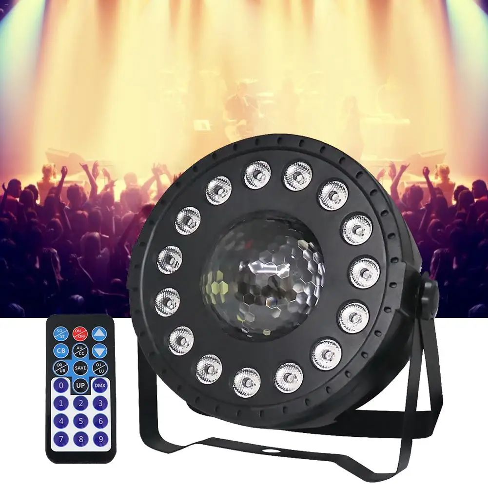 

Plastic LED Stage Light Dyeing Lamp Voice Control Pattern Par Light for KTV Bar Disco Party