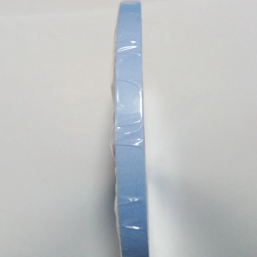 free shippig 1 Roll 0.8cm*36Yards Strong Blue Double-sided Adhesive Walker tape For Tape Hair