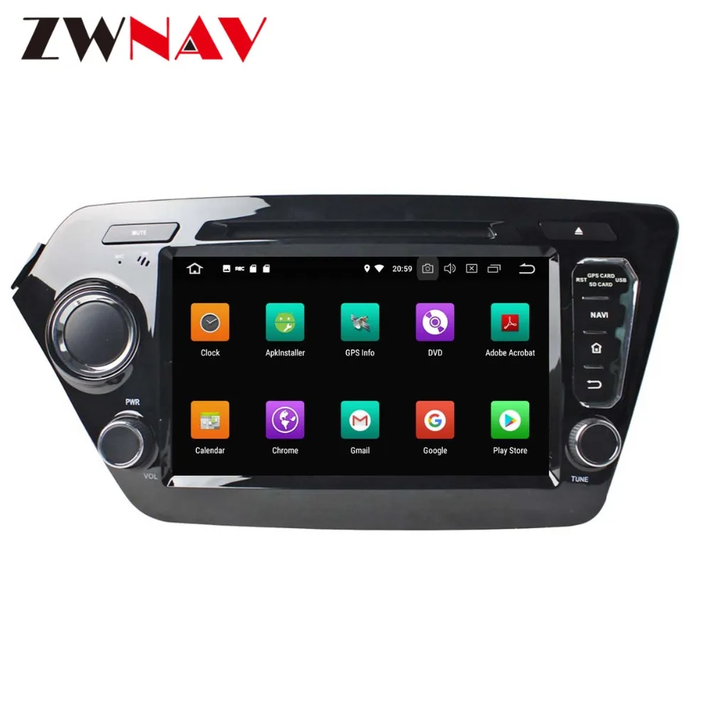 Perfect 2 Din Android 9.0 4+32GB IPS Screen Car DVD Player GPS Navigation For Kia K2 RIO 2010-2017 Car Radio Multimedia Headunit 2