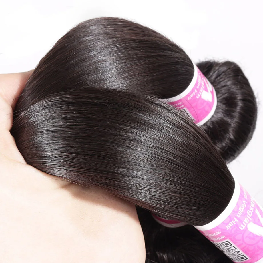 brazilian virgin hair human hair bundles peruvian virgin hair extension (7)