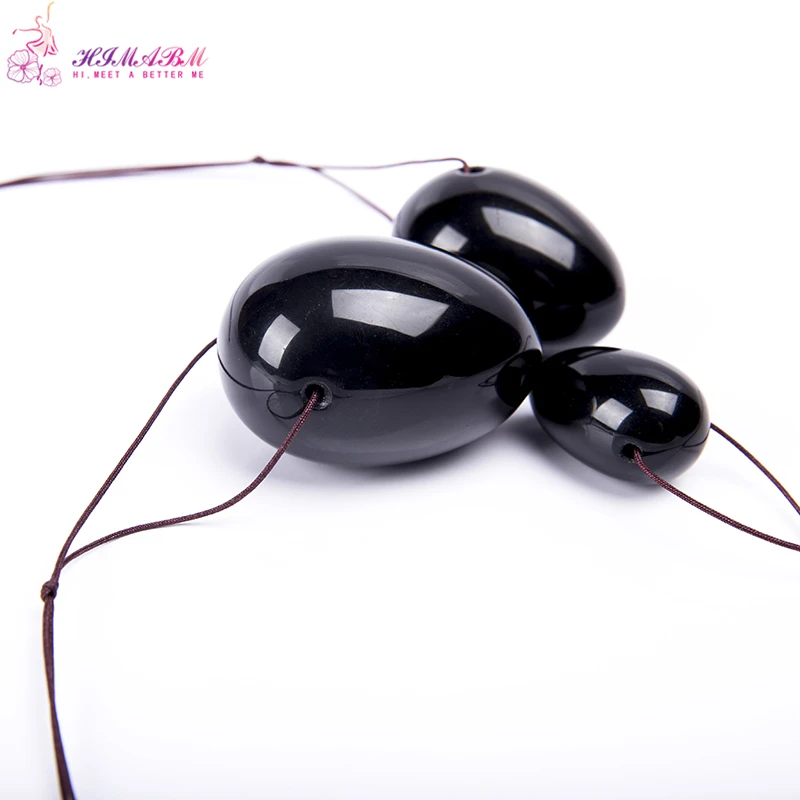 1 set = 3 pcs 1 set natural black obsidian egg for kegel exercise pelvic floor muscles vaginal exercise yoni egg ben wa ball 1 set = 3 pcs 1 set natural black obsidian egg for kegel exercise pelvic floor muscles vaginal exercise yoni egg ben wa ball