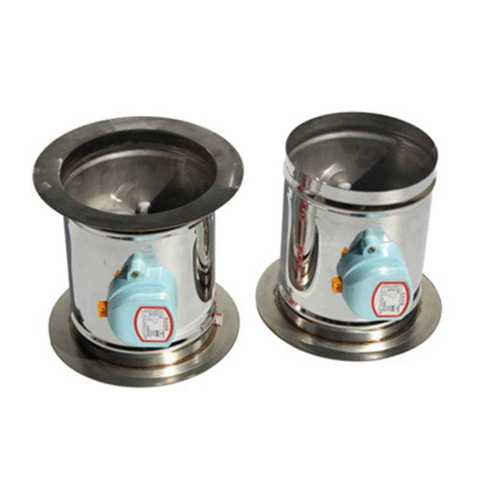 Вентиляции и кондиционирования " из нержавеющей стали Электрический трубопровод приводной клапан обратный клапан воздушный клапан Соленоидный клапан для вентиляции 200 мм 220 V 12 V