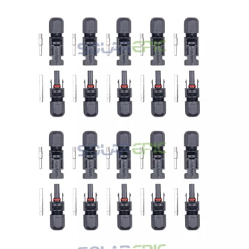 

10 Pairs Solar Panel Cable Connector Cable Connectors Set Solar Panel Micro Connector Good Quality Panel Connector