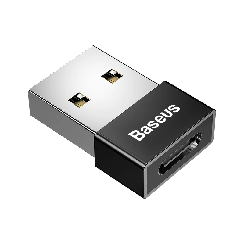 Адаптер Baseus USB на usb type C OTG USB-C конвертер type-c адаптер для samsung S10 Xiaomi Mi 9t Oneplus 7 6t USB OTG разъем - Цвет: Square Type