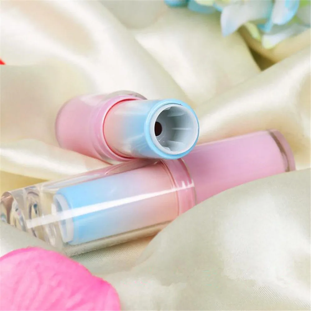 

Durable Gradient Pink Empty Lipstick Tubes Container DIY Lip Balm Tube Cosmetic Tubes Makeup