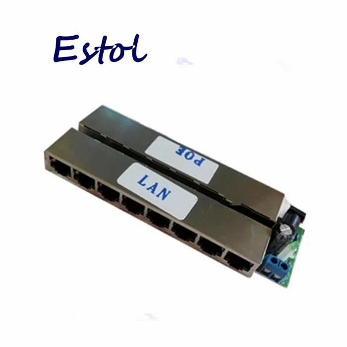 Новые 16 портов 8 LAN Poe адаптер Контакты 4 5/7 Инжектор Power Over Ethernet PoE Модуль DC 9-48 В