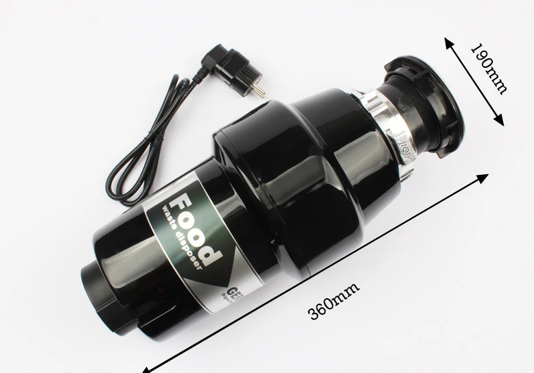 JIQI 1000 W мотор Мусора Процессора распоряжении дробилки 1 hp непрерывное Функция кормления установка для переработки отходов шлифовальный