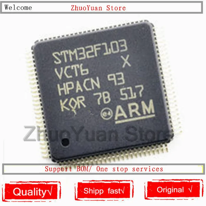

1PCS/lot New original STM32F103VCT6 STM32F103 VCT6 LQFP-100 IC chip