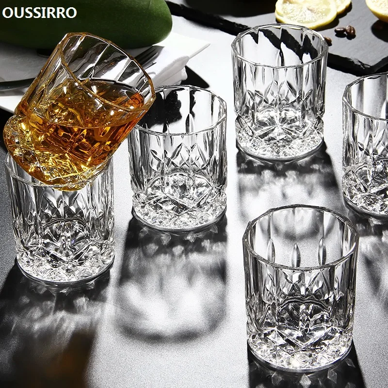 Стеклянная чашка для виски OUSSIRRO 6 шт./компл. стеклянная дома бара пива воды