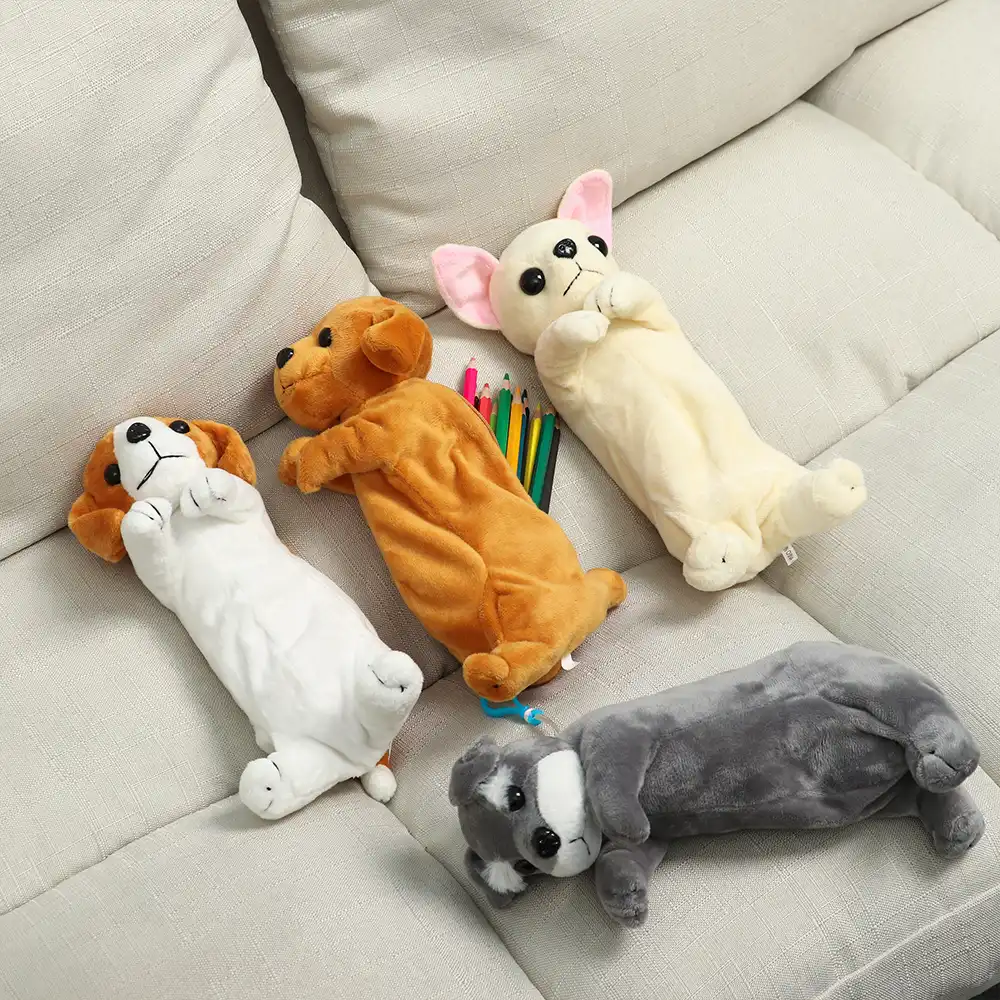 plush animal pencil case