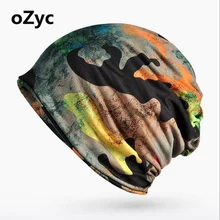 2 Применение камуфляж Кепки вязаный шарф и зимний Шапки для Для женщин Письмо шапочки Для женщин хип-горячие Skullies девушки осень Женщины шапочки