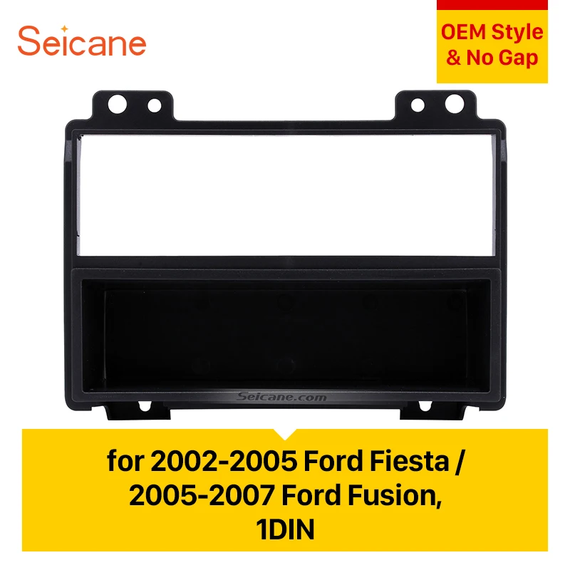 Seicane 1 Din Автомобильная радиосвязь для 2002-2005 Ford Fiesta 2005-2007 Ford Fusion стерео приборная панель Лицевая панель рамка монтажный комплект ободок