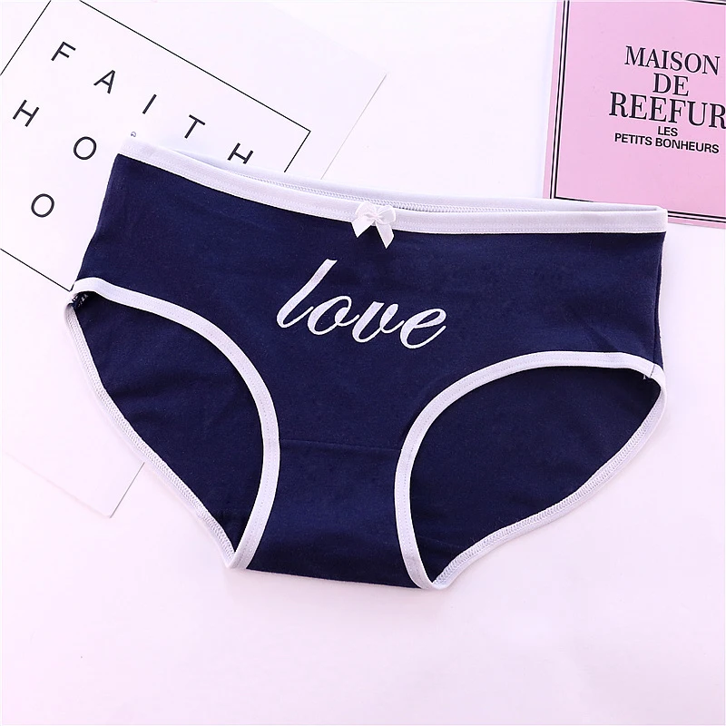 

Women Panties Cotton Printed Woman Underwear Sexy Panty Lingerie Ladies Briefs Female Underpants Intimate Girls TW-12